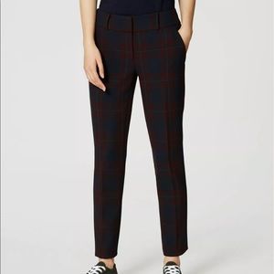 Ann Taylor LOFT plaid Essential skinny pants